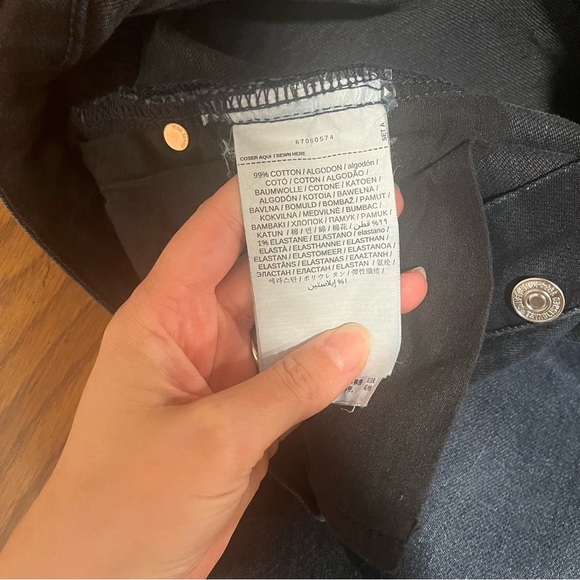 MNG Denim “Gisele” Women’s Jeans Size 4 Dark Wash Straight Leg - Picture 9 of 9